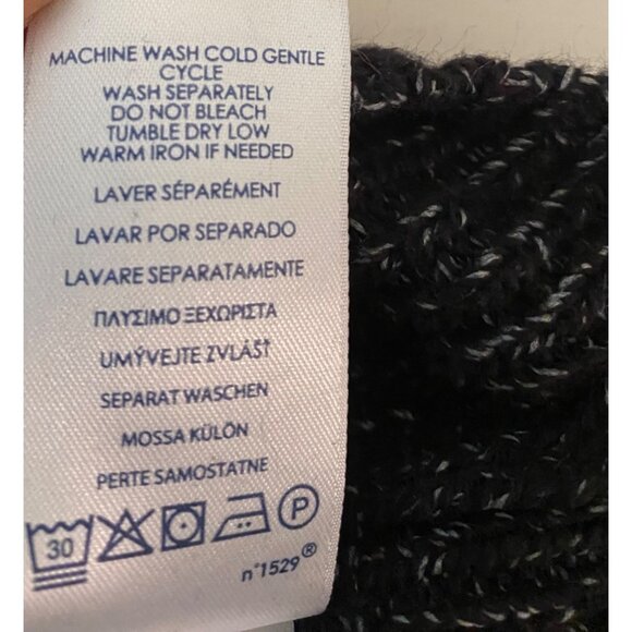 Chaps Mens Nordic Pattern Half Button Pullover Sweater Wool & Cotton Blend Large - Picture 6 of 10